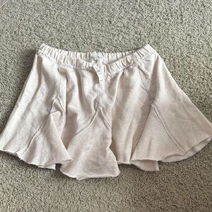 Aerie Cream Flowy Skirt Sz M NWT